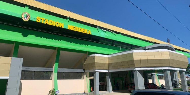 Ilustrasi Stadion Merdeka Kota Gorontalo.(F. Rama Gopos)