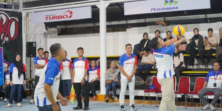 Open Tournament Volleyball Pertamina Cup III Tahun 2025 diikuti 28 tim dan dibuka pada Jumat (4/7/2025)