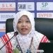 Plt Kepala BPS Provinsi Gorontalo, Dwi Alwi Astuti, menyampaikan perkembangan ekonomi Gorontalo triwulan II 2025, Selasa (5/8/2025)