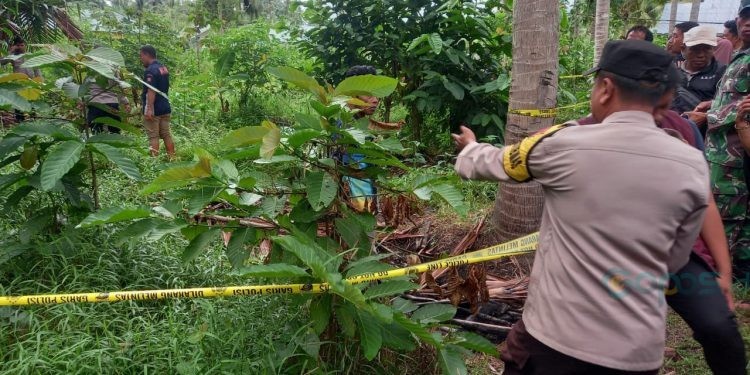 Penemuan mayat di desa tingkohubu timur