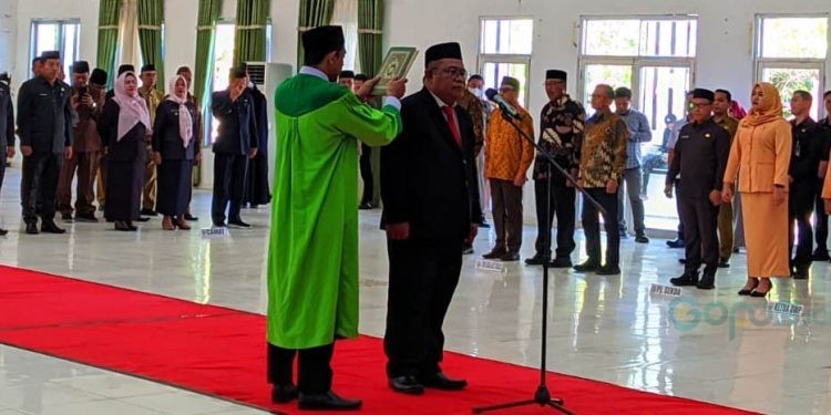 Pelantikan Sekda Kabupaten Gorontalo, Sugondo Makmur