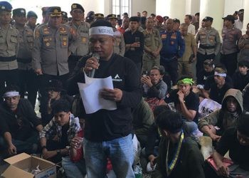 Aliansi Pinogu Merdeka menggelar aksi damai sebagai bentuk protes atas minimnya perhatian pemerintah terhadap infrastruktur dasar di Kecamatan Pinogu.