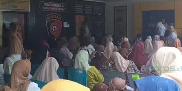 Antrean SKCK di Polres Gorontalo oleh pendafar PPPK yang dinyatakan lulus