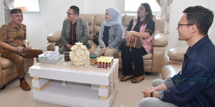 Bupati Pohuwato, Saipul Mbuinga, menerima kunjungan PT Jasa Raharja Cabang Gorontalo, Selasa (02/09/2025) (Iwan Karim Prokopim Pohuwato)