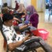 Kegiatan donor darah di lingkungan kampus UNBITA Gorontalo, Kamis (4/9/2025).