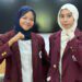 Nurul Nasiroh Ali dan Sitti Nurhaliza Latama Mahasiswa Fakultas Teknik dan Mahasiswa Fakultas Ilmu Sosial perwakilan UNG yang akan tampil di NUDC tingkat Nasional