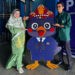 Maskot PKKMB Unbita PiKaPro bersama Rektor UNBITA, Dr. Ellys Rachman dan Ketua Penerimaan Mahasiswa Baru UNBITA, Misbahudin Djaba
