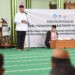 Rektor UNG, Eduart Wolok saat memberikan sambutan di Masjid Sabirularysad UNG (kamis/18/9/2025)