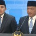 Menteri Sekretaris Negara Prasetyo Hadi (kanan) dalam keterangan pers di Kantor Presiden, Jakarta, Senin (8 September 2025). ANTARA/Andi Firdaus/rst