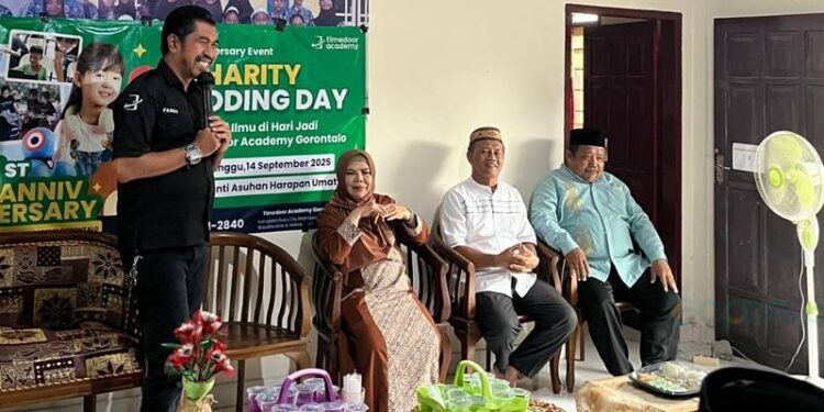 Perayaan 1 tahun Timedoor Academy Gorontalo yang berlangsung di Panti Asuhan  Harapan Umat.