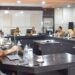 Bupati Pohuwato, Saipul Mbuinga, di dampingi Sekda Pohuwato, Iskandar Datau, pemeriksaan kinerja atas efektivitas Dapodik, berlangsung di Aula BPKPD Pohuwato, Senin (20/10/2025) (Iwan Karim Prokopim Pohuwato)