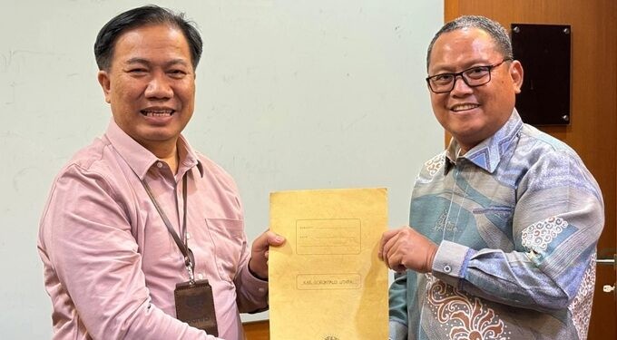 Bupati Gorontalo Utara, Thariq Modanggu diterima langsung oleh Deputi SDM KemenPAN-RB, Aba Subagjo, Jumat (3/10/2025) (Prokopim)