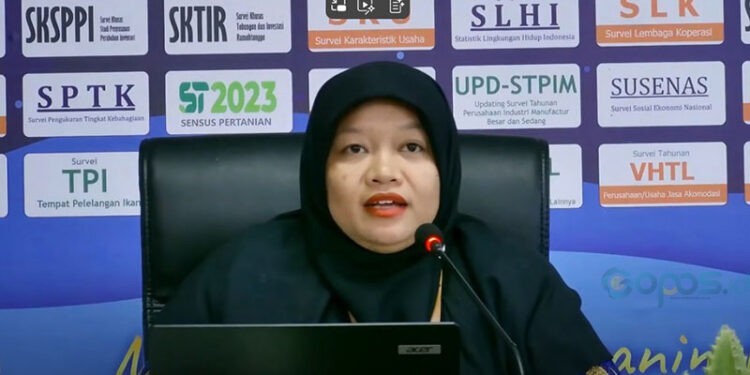 Plt Kepala BPS Provinsi Gorontalo, Dwi Alwi Astuti.(tangkapan layar)