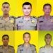 Enam personel Polda Gorontalo yang dipecat sebagai anggota Polri.