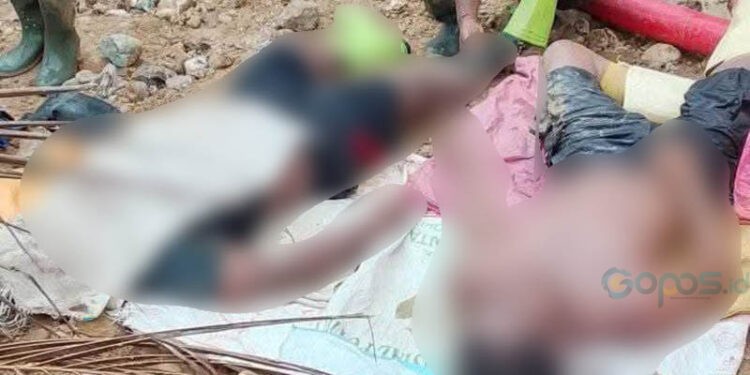 Kedua penambang tewas tertimbun material, Kamis (30/10/2025) (Istimewa)
