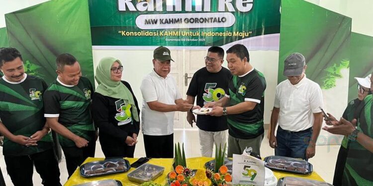 Perayaan Milad ke 59 KAHMI Gorontalo yang terpusat di Graha Kahmi Gorontalo, Sabtu (4/10/2025).