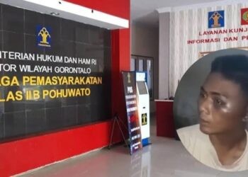 Lapas Kelas II B Pohuwato. Insert salah seorang narapidana korban kekerasan.(istimewa)