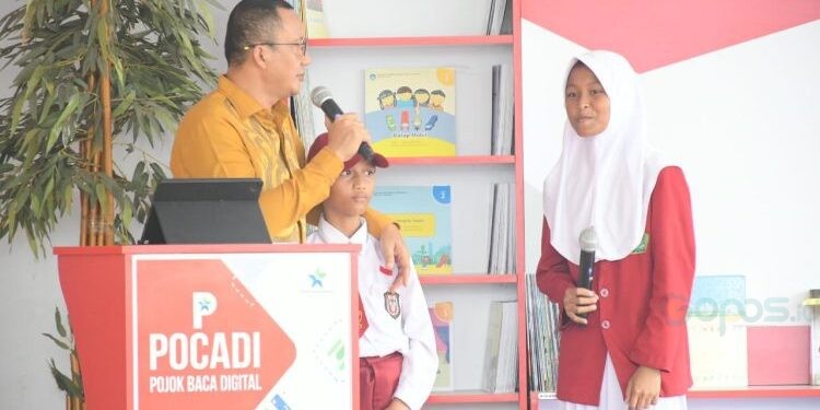 Wakil Bupati Pohuwato, Lahmudin Hambali, membuka gerakan literasi, Kamis (23/10/2025)
