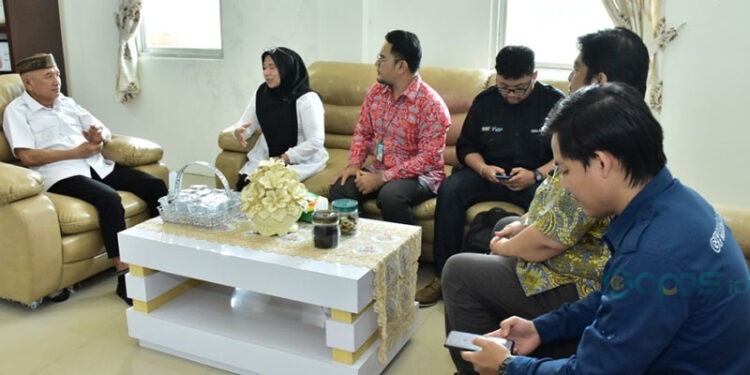 Bupati Pohuwato, Saipul Mbuinga, menerima Kunjungan kemenkes RI, Rabu (12/11/2025) (Iwan Karim Prokopim Pohuwato)