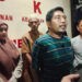 Sejumlah calon jemaah haji saat melaporkan dugaan penipuan yang meliatkan oknum aleg Deprov Gorontalo, MY, ke Polda Gorontalo.