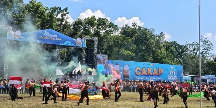 Peran Saka - Pembukaan Perkemahan Antar Satuan Karya (PeranSaka) Nasional Tahun 2025. (Foto: Istimewa)