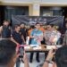Jumpa pers penetapan tiga tersangka PETI Buntulia oleh Polres Pohuwato, Jumat (21/11/2025) (Istimewa)