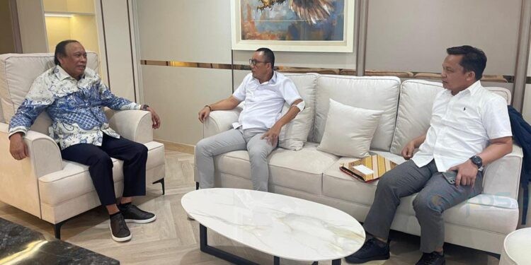 Wakil Bupati Boalemo, Lahmudin Hambali, melakukan pertemuan strategis Bangggar DPR-RI, Senin (03/11/2025) (Istimewa)