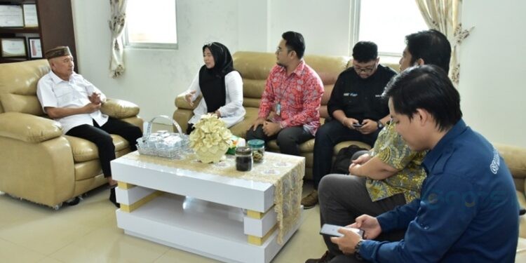 Bupati Pohuwato, Saipul Mbuinga, menerima Kunjungan kemenkes RI, Rabu (12/11/2025) (Iwan Karim Prokopim Pohuwato)