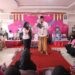 Bupati Jember, Muhammad Fawait, berpidato di hadapan Kader Posyandu Kecamatan Jelbuk, Sabtu (27/12/2025). (Foto: Diskominfo Jember for gopos.id)