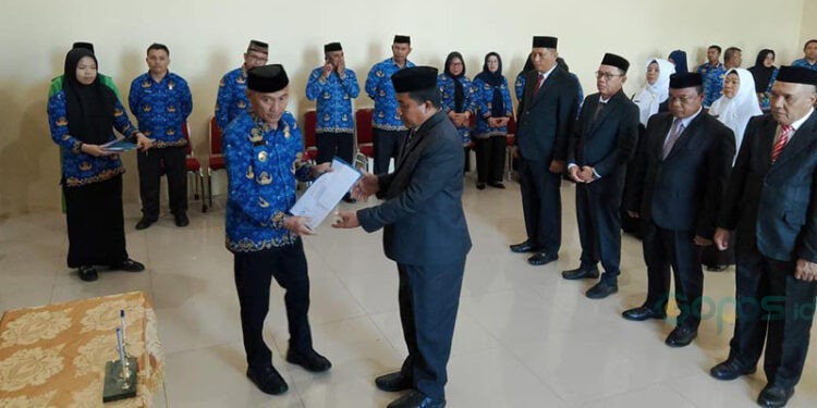 Pengambilan Sumpah jabatan pimpinan tinggi pratama dan administrator, Rabu (17/12/2025) (Istimewa)