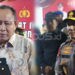 Gubernur Gorontalo, Gusnar Ismail (kiri) dan Kapolda Gorontalo, Irjen Pol. Widodo (kanan).