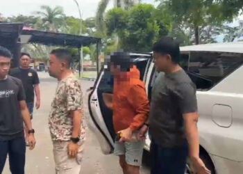 Subdit IV Tipidter, Ditreskrimsus Polda Gorontalo berhasil mengamankan DPO Kasus Pertambangan Tanpa Izin (PETI) Pohuwato yakni YMB alias Marten. (Foto: Ditreskrimsus Polda Gorontalo)