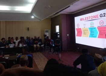 Pemaparan finalisasi Juknis G2-10 dalam Focus Group Discussion (FGD) di Ruang Tinepo, Jumat (1/8/2025)
(Gusti)