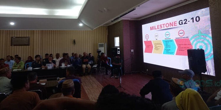 Pemaparan finalisasi Juknis G2-10 dalam Focus Group Discussion (FGD) di Ruang Tinepo, Jumat (1/8/2025)
(Gusti)