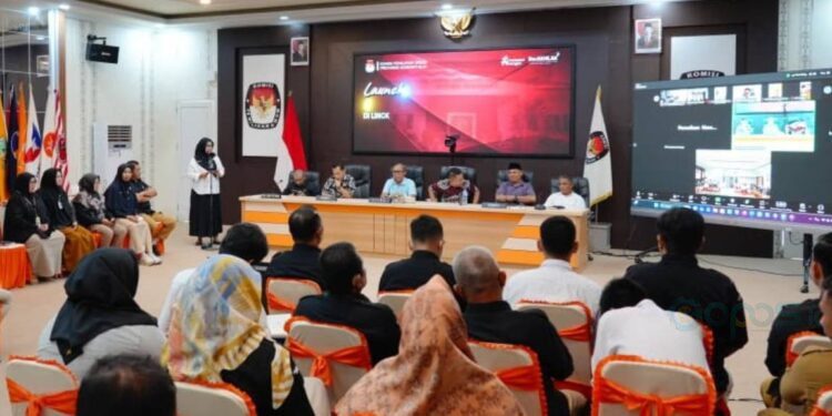 Lauching sekolah Demokrasi oleh KPU Provinsi Gorontalo