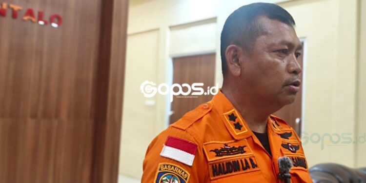 Halidin La Bidu Kasi OPS Kantor Pencarian dan Pertolongan Gorontalo.