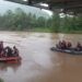 Pencarian Ibu dan Anak hilang di sungai Paguyaman, Boliyohuto, Kabupaten Gorontalo. Foto: Kantor Pencarian dan Pertolongan Gorontalo.