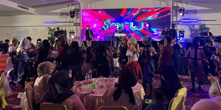 "A Night of Radiance" yang digelar Fox Hotel Gorontalo dalam rangka menyambut tahun baru 2026.