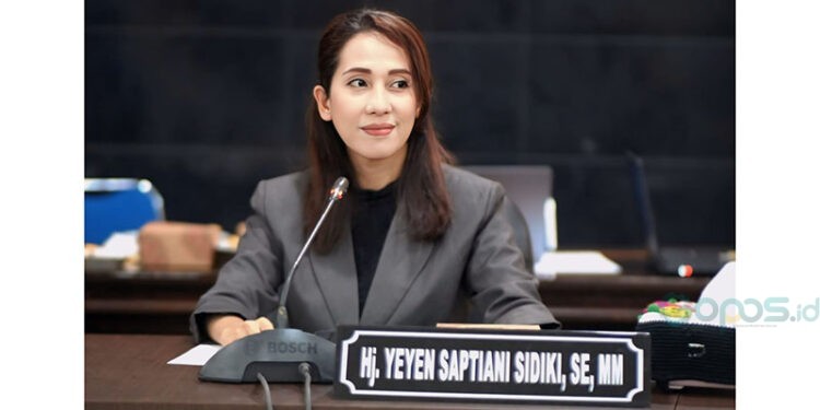 Anggota DPRD Provinsi Gorontalo,Hj. Yeyen Sidki, S.H., S.E., M.M