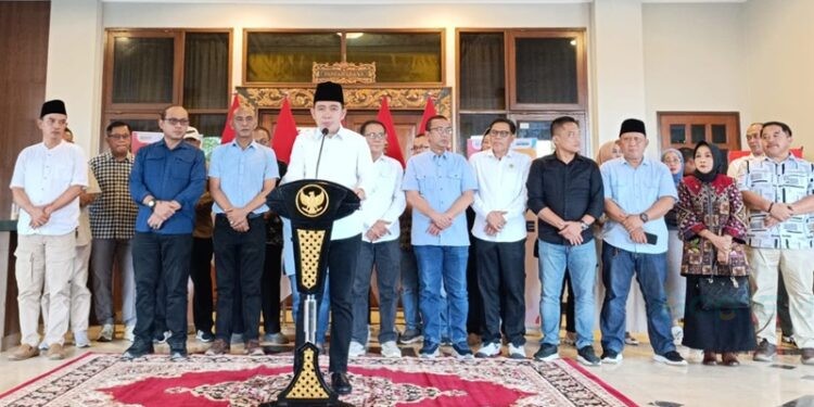 konferensi pers ‘Pro Gus’e Update’ di Pendapa Wahyawibawagraha