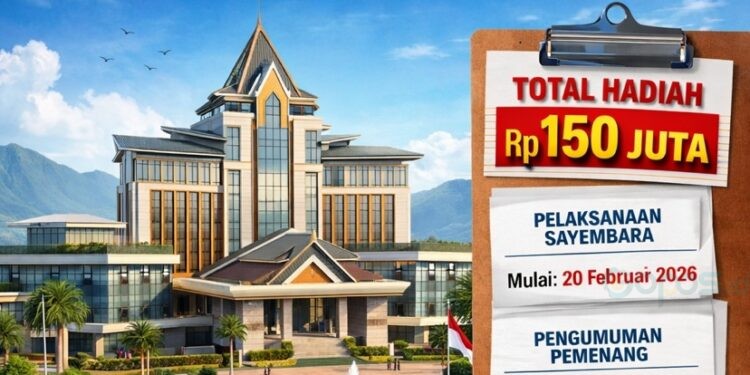 Sayembara Desain Kantor Wali Kota Gorontalo Yang Baru Dimulai 20 Februari 2026