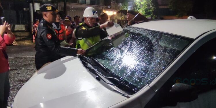 Dishub Jember oprasi gabungan Parkir sembarangan di jember mobil digembok dan didenda