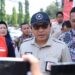 Pj. Sekda kabupaten Jember Akhmad Helmi Lukman saat meninjau sejumlah SPBU di Jember
