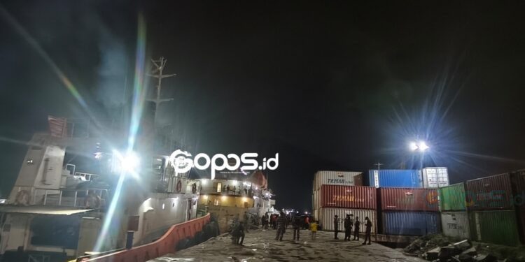 Suasana Terkini Penjemputan Korban Selama di Pelabuhan Pelindo Gorontalo.