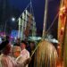 Anggota DPD RI, Syarif Mbuinga, menghadiri malam pasang lampu di Kabupaten Boalemo, Senin (16/03/2026) (Istimewa)