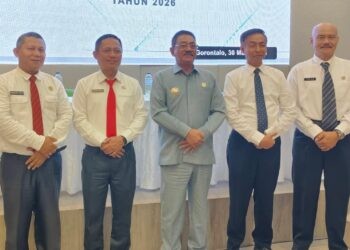 Empat pejabat ikut seleksi calon sekda Kabupaten Boalemo, Senin (30/03/2026) (Prokopim Boalemo)