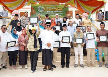 Majelis Ulama Indonesia (MUI) Provinsi Gorontalo melaksanakan perhelatan akbar Ramadan Fair 2026 yang dipusatkan di pelataran Masjid Agung Baiturrahmah, Boalemo, Sabtu (7/3/2026).