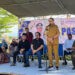 Gubernur Gorontalo, Dr. Ir. H. Gusnar Ismail, M.M. membuka Pasar Murah Bersubsidi di Heledulaa Utara, Kota Gorontalo, Selasa (10/3/2026), dalam rangka stabilisasi harga dan pengendalian inflasi menjelang HBKN 1447 H.