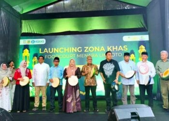 Pencanangan kawasan kliner khusus oleh Bupati Gorontalo, Sofyan Puhi. (f. Istimewa)