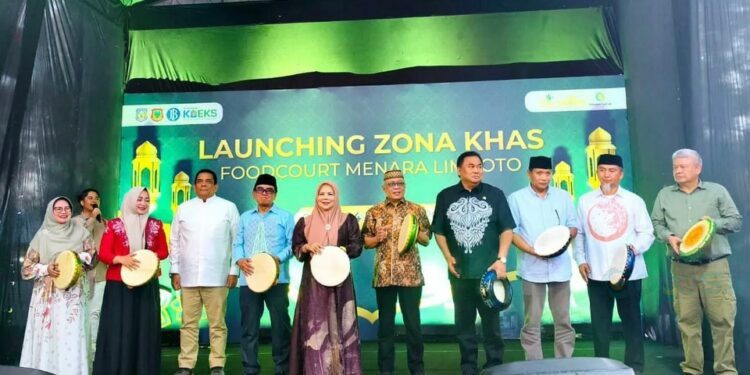 Pencanangan kawasan kliner khusus oleh Bupati Gorontalo, Sofyan Puhi. (f. Istimewa)